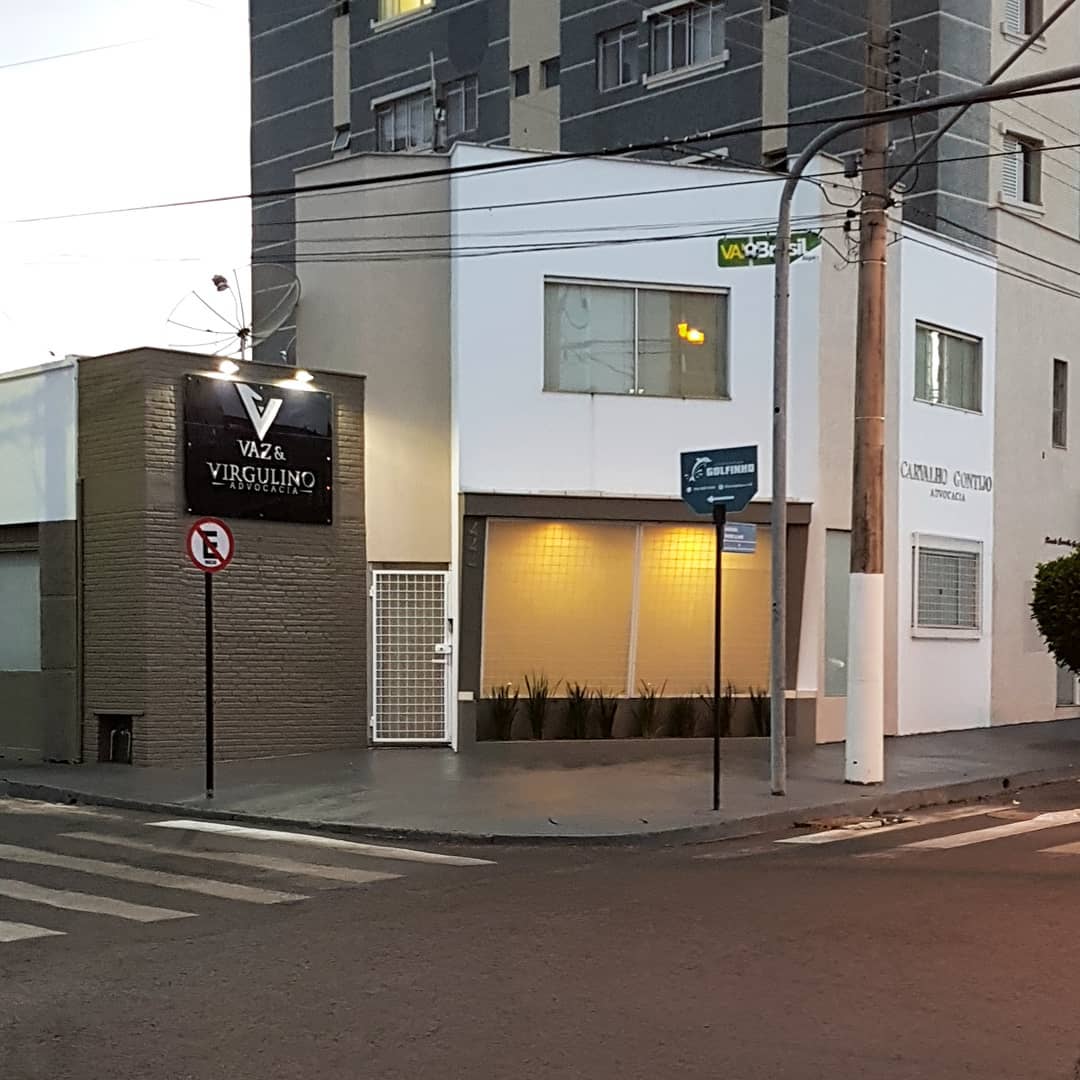 Fachada do escritório Vaz & Virgulino Advocacia em Patos de Minas